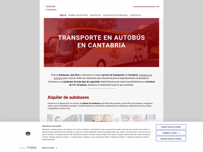 www.autobusesjuanruiz.es snapshot