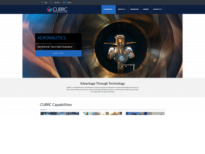 cubrc.org snapshot