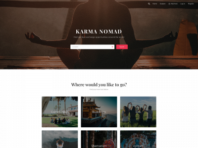 karmanomad.com snapshot