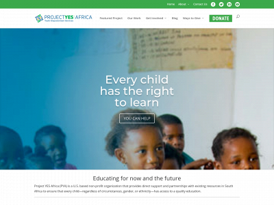 projectyesafrica.org snapshot