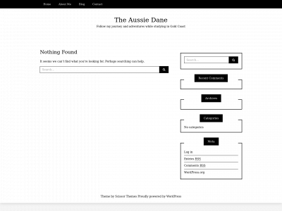 theaussiedane.com snapshot