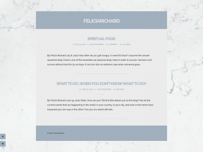 feliciarichard.com snapshot