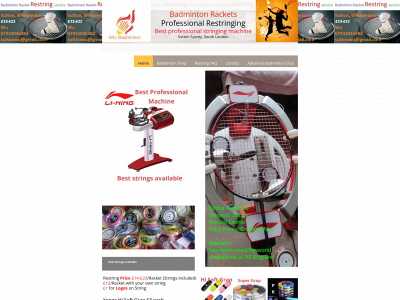 badmintonrestrings.co.uk snapshot