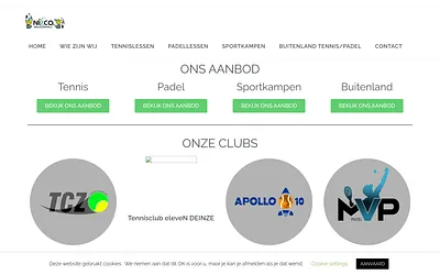 tennispadelschoolnico.be snapshot