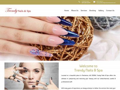 trendynailscharleston.com snapshot