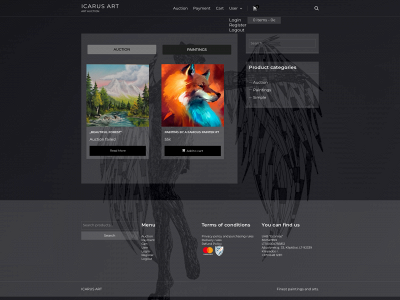 icarusart.org snapshot