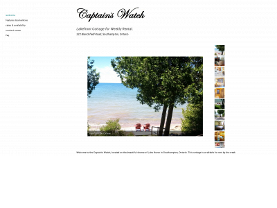 www.captainscottage.ca snapshot