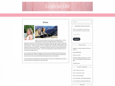 leighonlife.com snapshot