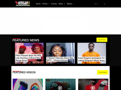 africanentertainment.com snapshot