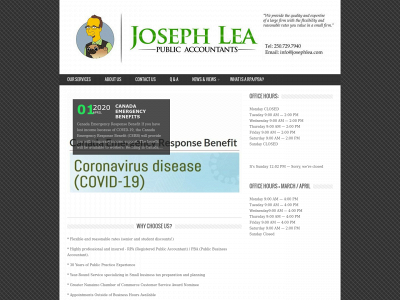 josephlea.com snapshot