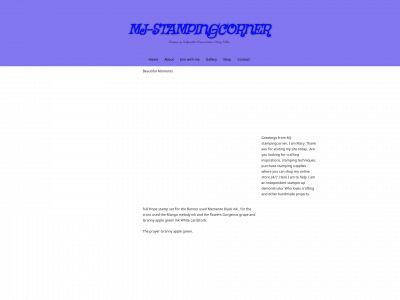 mj-stampingcorner.com snapshot