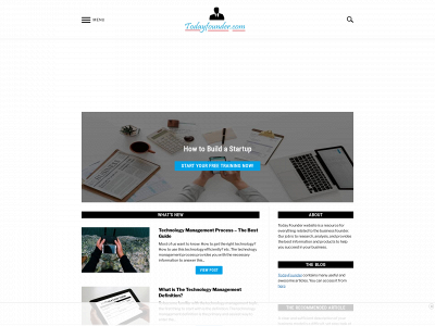 todayfounder.com snapshot