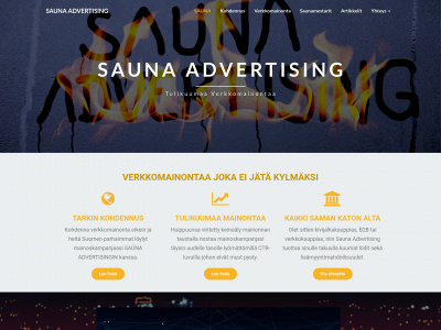 sauna-advertising.fi snapshot
