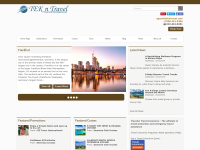 tekntravel.com snapshot
