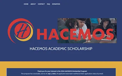 hacemosscholarship.org snapshot