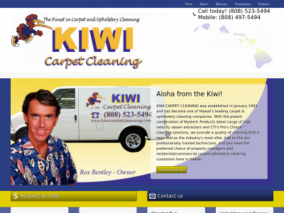 kiwicarpetcleaning.com snapshot