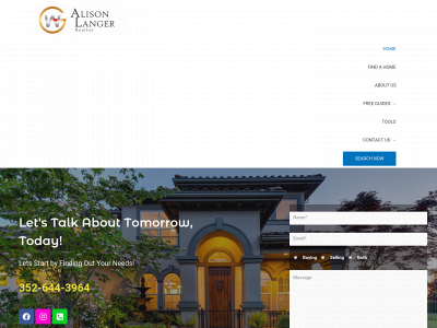 alisonlangerrealty.com snapshot