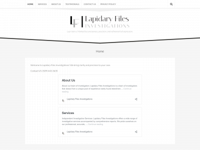 lapidaryfiles.com snapshot