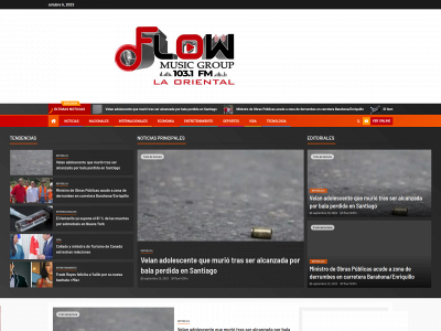 flow103fm.com snapshot