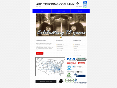 ardtrucking.com snapshot