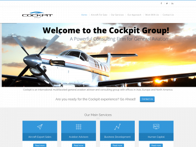 cockpitgroup.aero snapshot