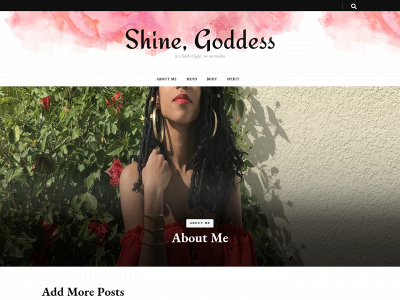 shinegoddess.com snapshot