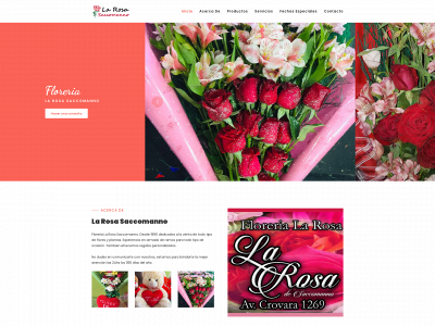 florerialarosasaccomanno.com.ar snapshot