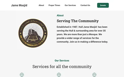 hulljamemasjid.org snapshot