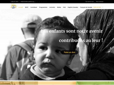 soleildesorphelins.org snapshot