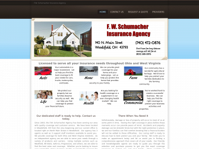 fwschumacherinsurance.com snapshot