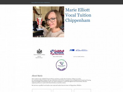 marieelliottvocaltuition.co.uk snapshot