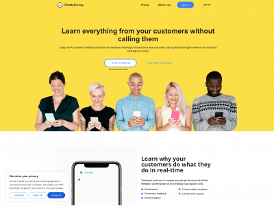 chattysurvey.com snapshot