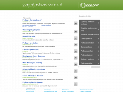cosmetischpedicuren.nl snapshot