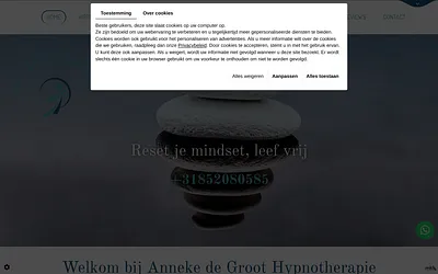 annekedegroothypnotherapie.nl snapshot