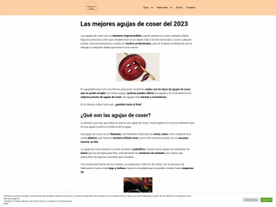 agujasdecoser.com snapshot