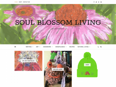soulblossomliving.com snapshot
