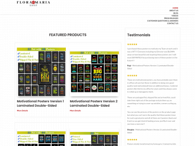 floramariashop.com snapshot