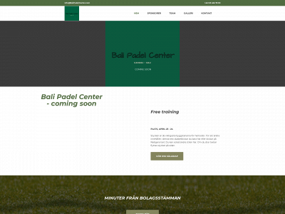 balipadelcenter.com snapshot
