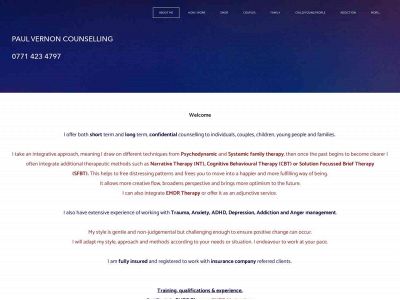 www.paulvernoncounselling.com snapshot