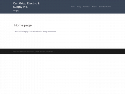 carlgriggelectric.com snapshot