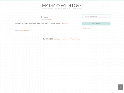 mydiarywithlove.com snapshot