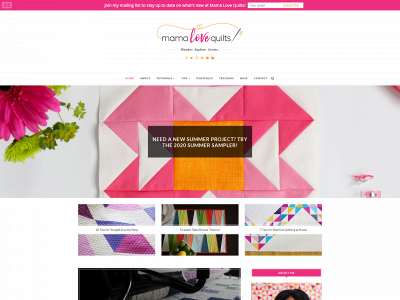 mamalovequilts.com snapshot
