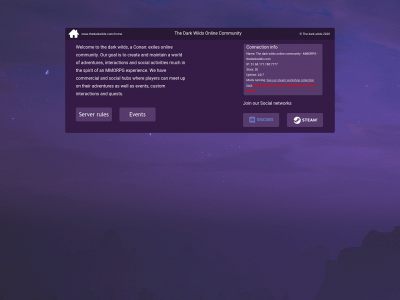 thedarkwilds.com snapshot