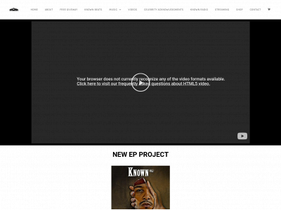 knownrecords.com snapshot