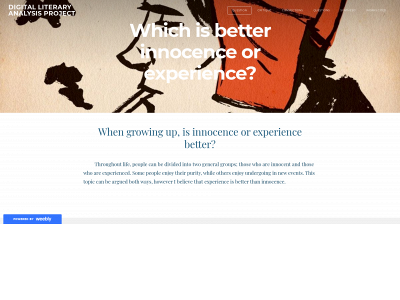 digitalliteraryanalysisproject.weebly.com snapshot