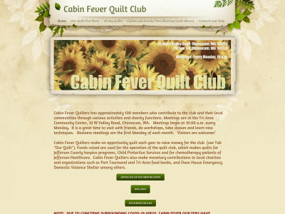 cabinfeverquilterswa.com snapshot