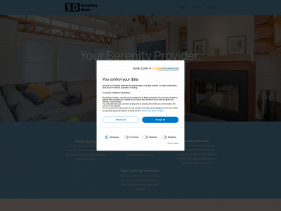 symphonydecor.com snapshot