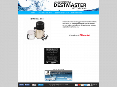 destmaster.se snapshot