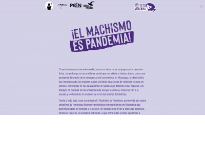 elmachismoespandemia.org snapshot