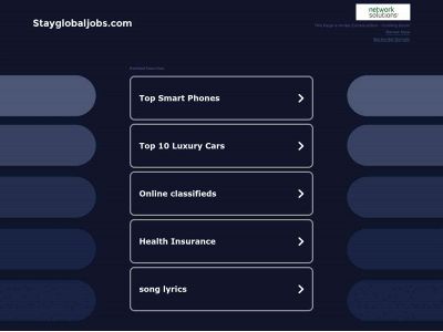 stayglobaljobs.com snapshot